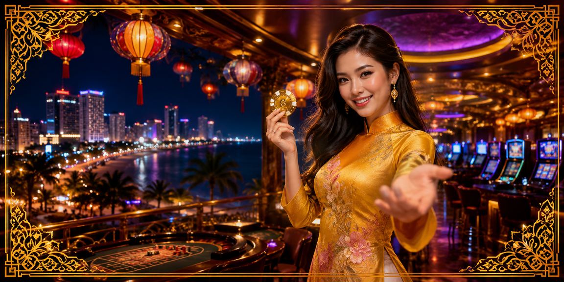 Chợ đêm Nha Trang với người chơi theo dõi kết quả cược thể thao và kiểm tra tiền thưởng trên điện thoại